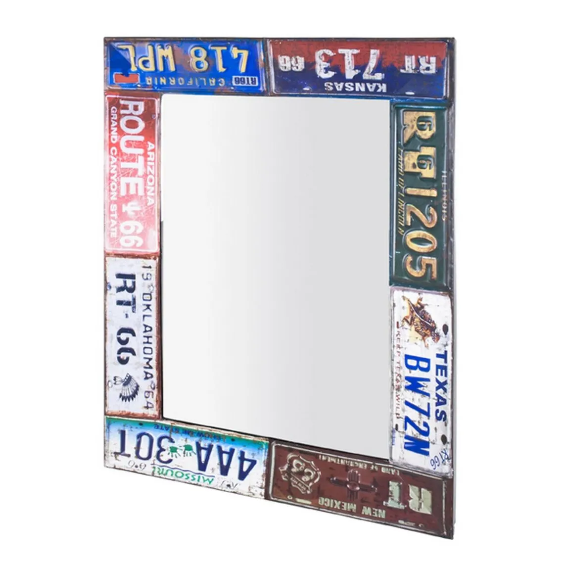 Miroir mural multicolore Plaques  | 3 Suisses