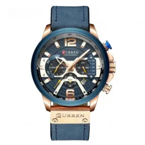 Montre Homme Curren Top Chrono - Bleu : Élégance et Performance - CRN3
