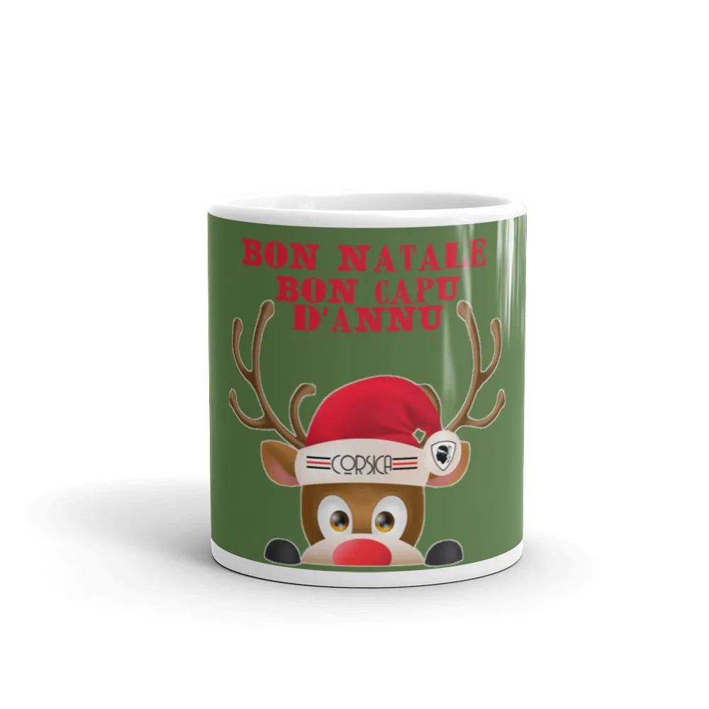 Mug Blanc Brillant Bon Natale
