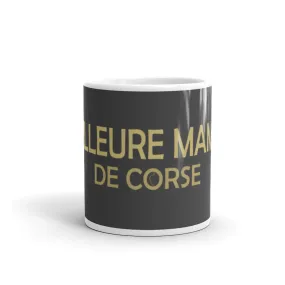 Mug Blanc Brillant Meilleure Maman de Corse
