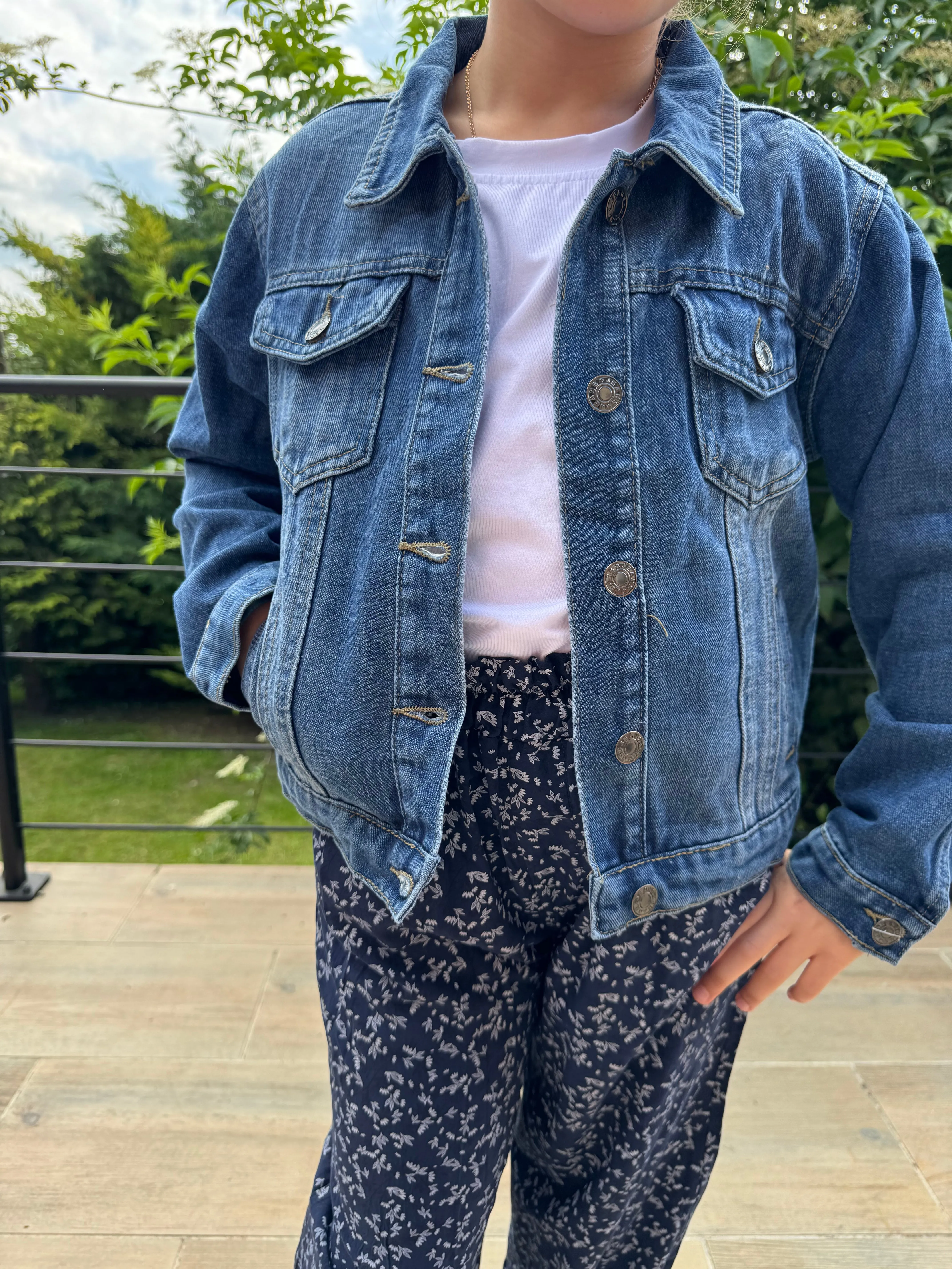 Pantalon Fluide Bleu Marine Enfant