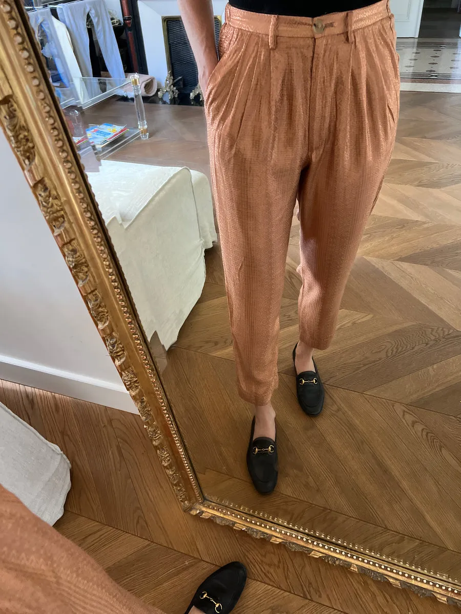 Pantalon fluide Forte Forte irisé