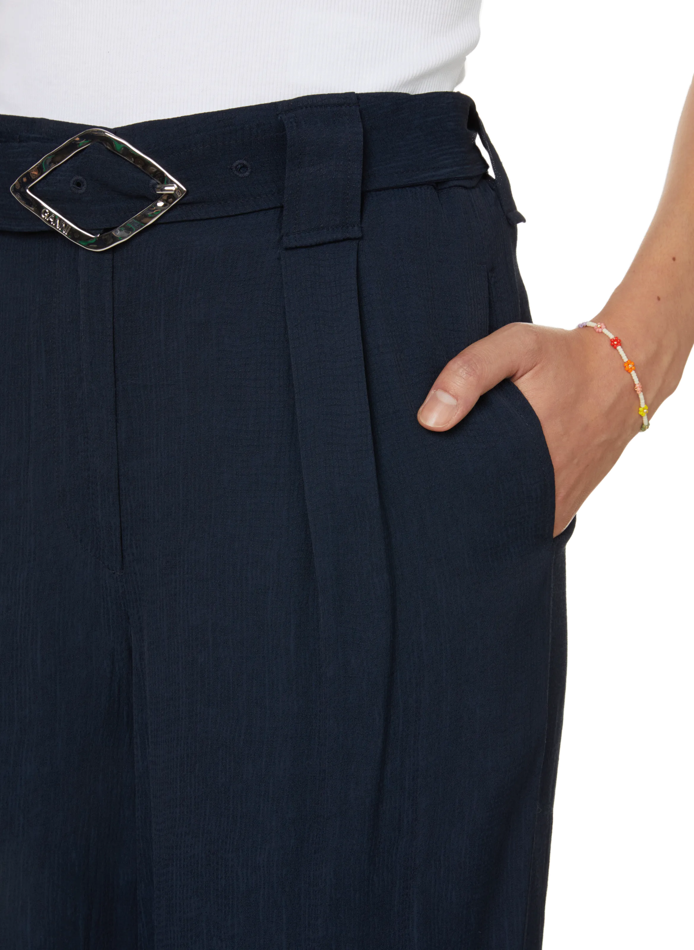 PANTALON FLUIDE - GANNI pour FEMME | Printemps