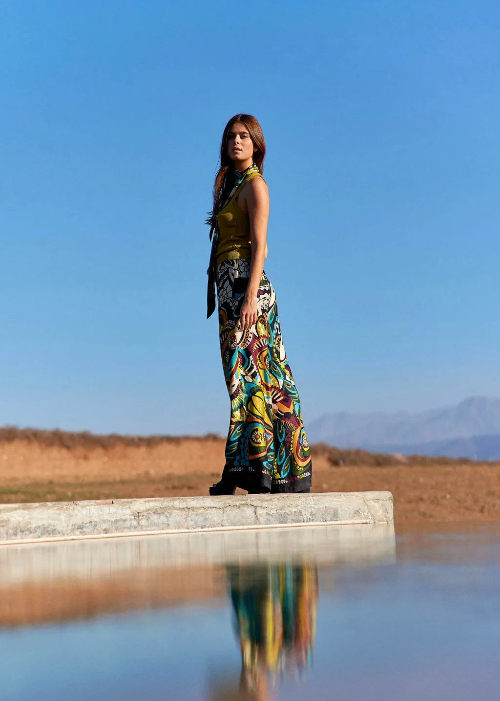 PANTALON FLUIDE IMPRIM POP