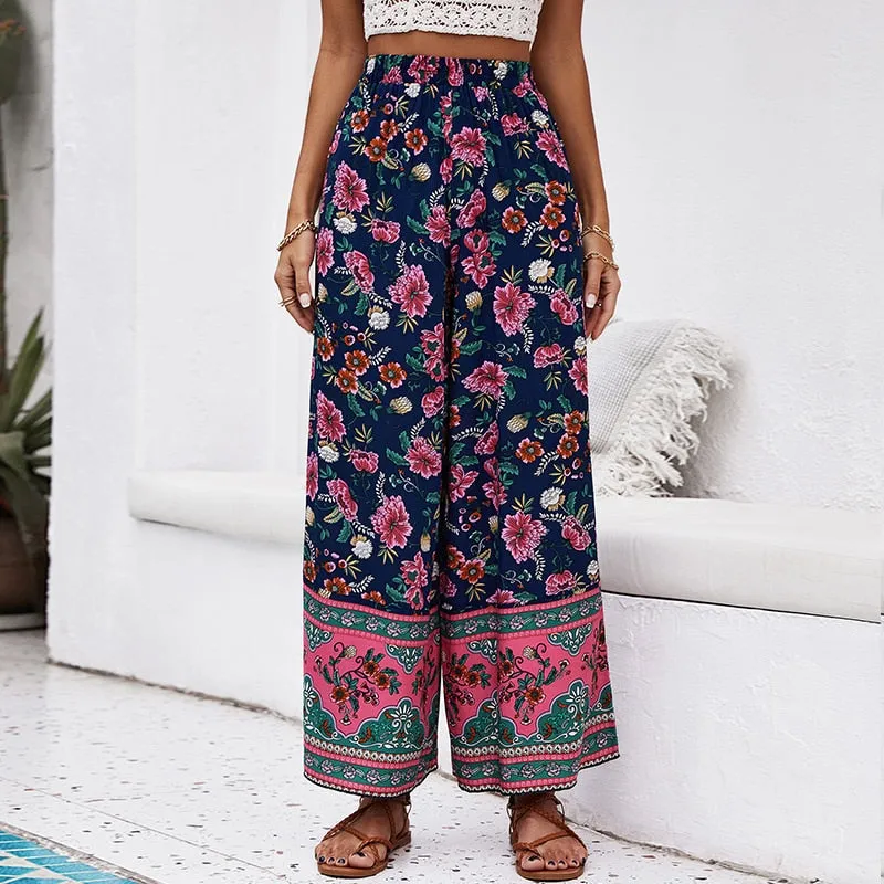 Pantalon Fluide té Femme Hippie
