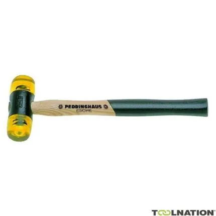 Peddinghaus 5034020050 Marteau en plastique gr.6 50mm manche en frêne jaune