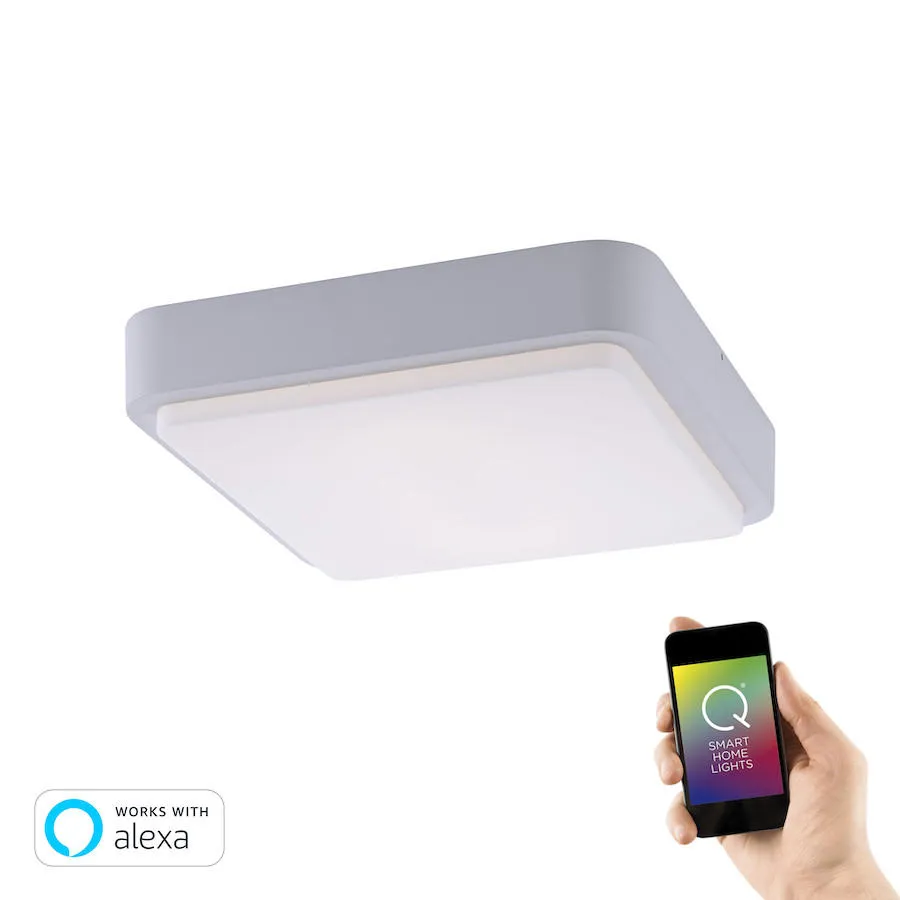 Plafonnier extérieur led connecté Neuhaus Q-Lenny Blanc