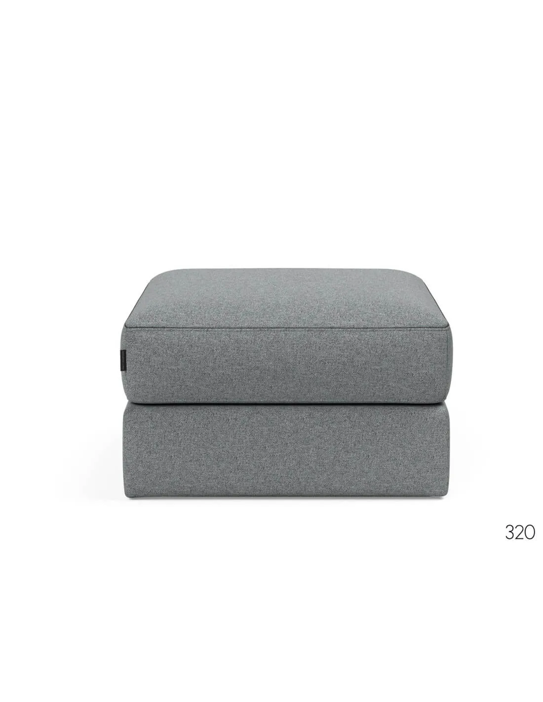 Pouf design et confortable 75x75 ILB 402 Innovation living Black Label
