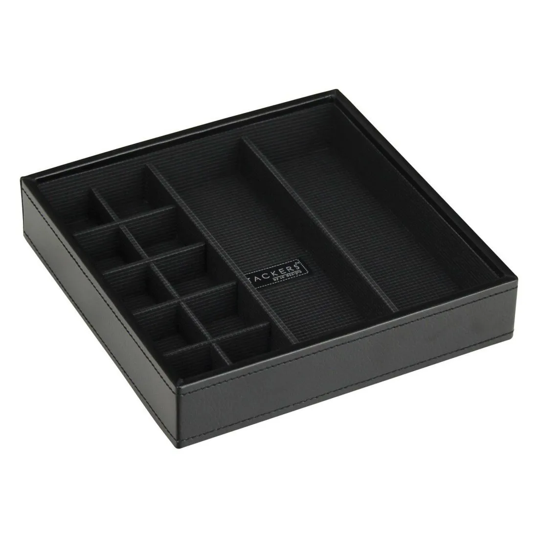 Rangement empilable stacker, module 2 gris, carreaux gris