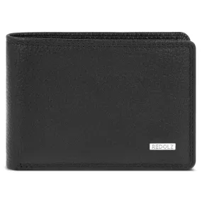 Redolz Leather Essentials petit porte-monnaie en cuir RFID 10,5 cm