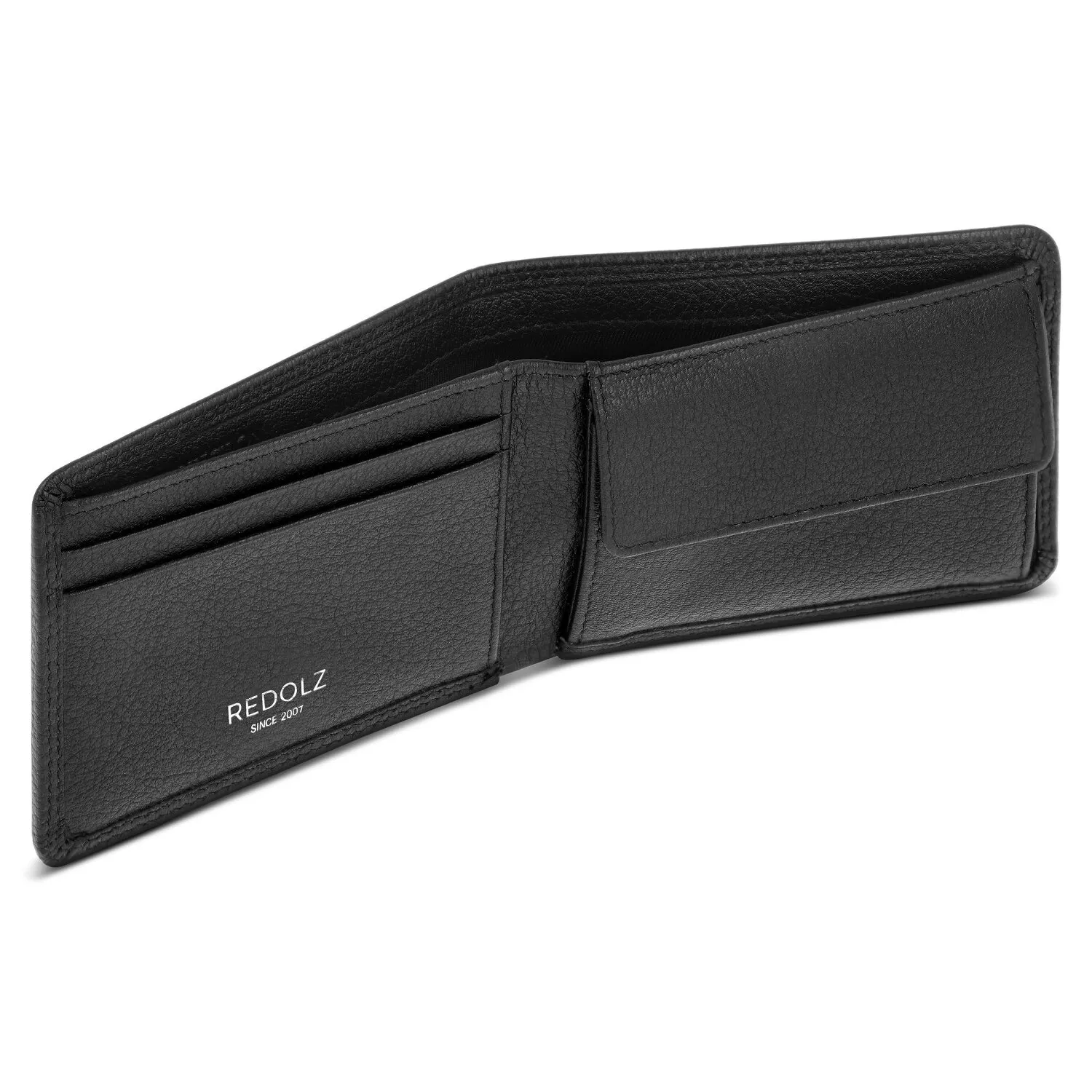 Redolz Leather Essentials petit porte-monnaie en cuir RFID 10,5 cm