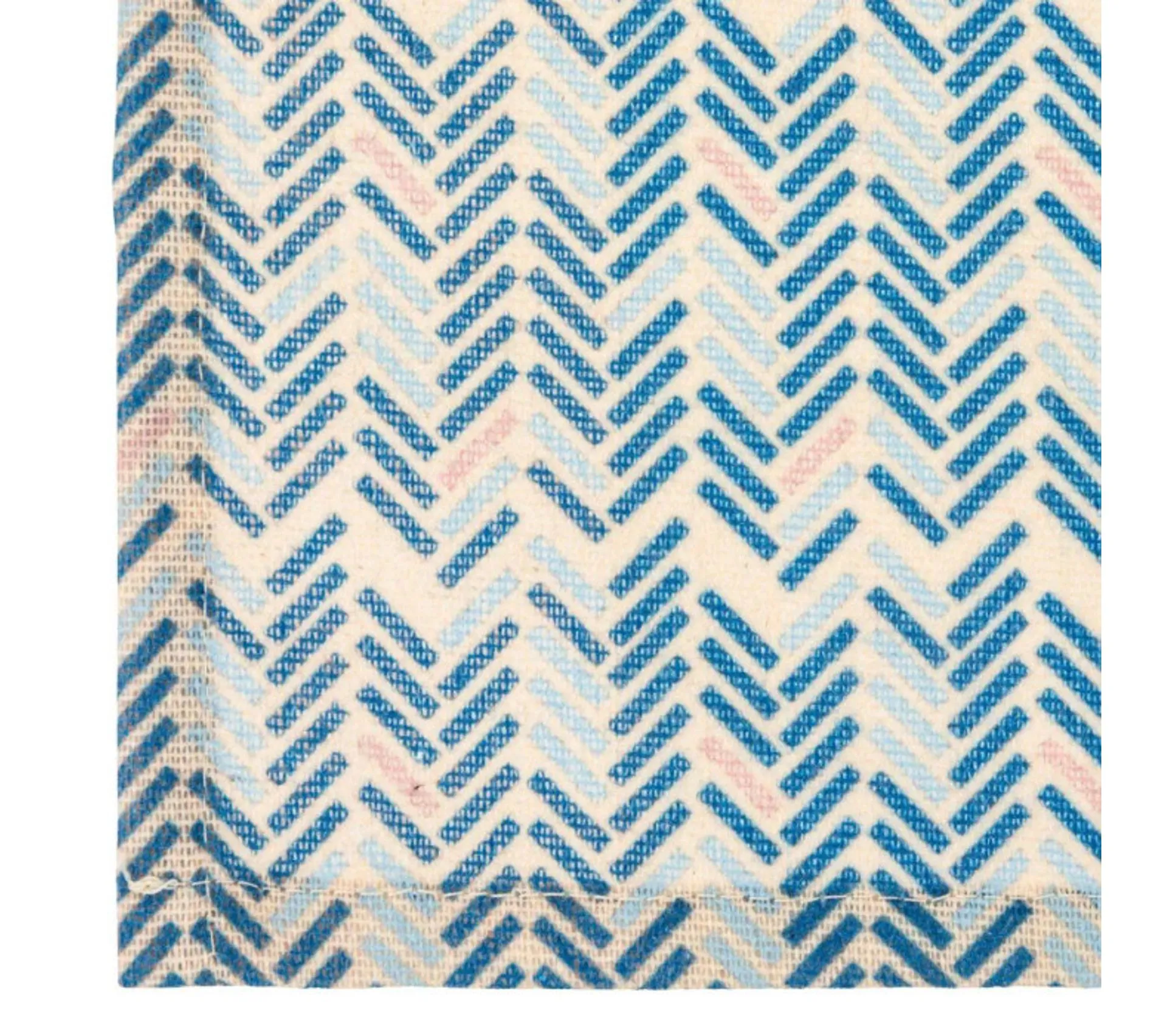Set De Table Design "chevrons" 30x45cm Bleu