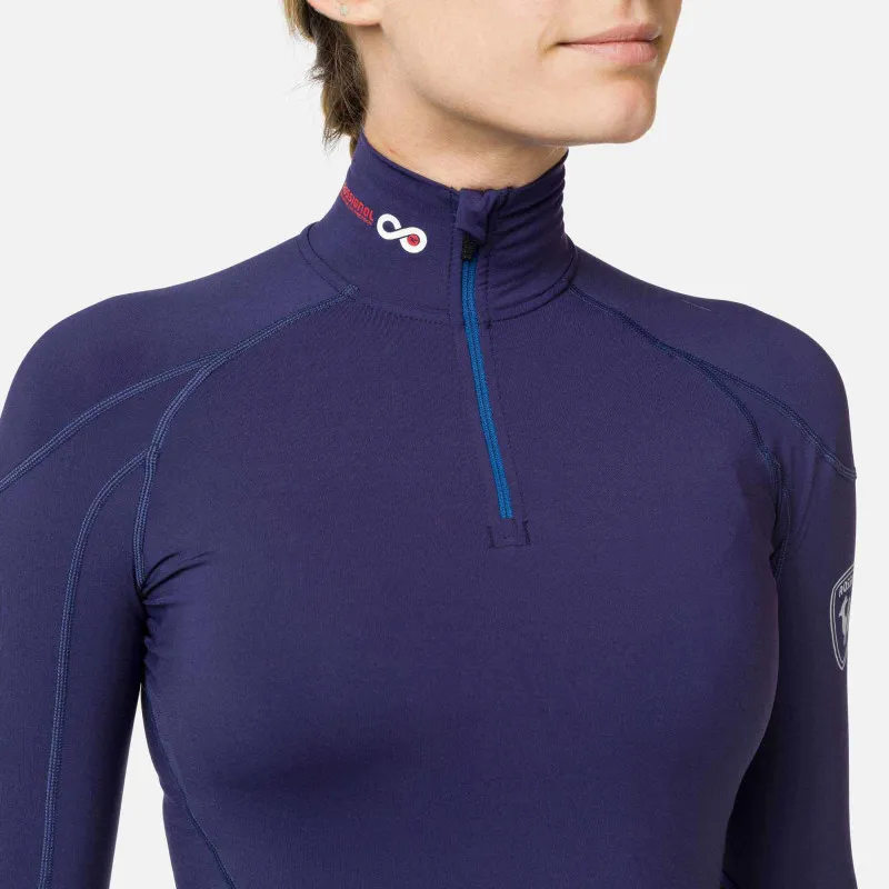 Sou-vêtement technique femme Rossignol Infini Compression Race Top Femme nocturne