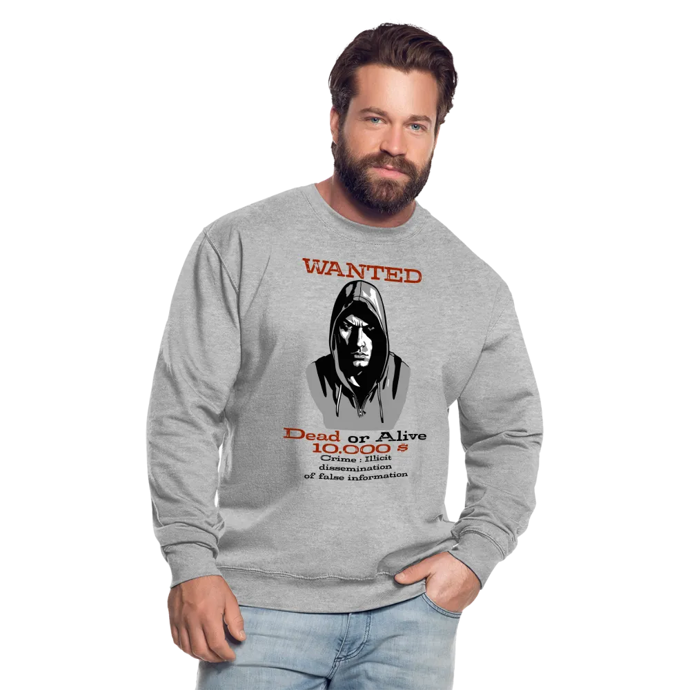 Sweat-shirt Unisex Wanted man Dead or Alive