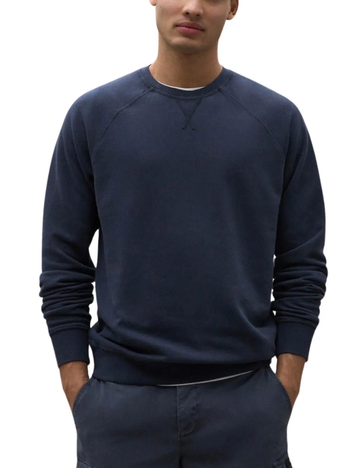 Sweatshirt Ecoalf Berja Marine Pour Homme