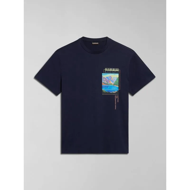 T-shirt core avec imprimé dorsale jaune noir homme - Mizuno | wimod