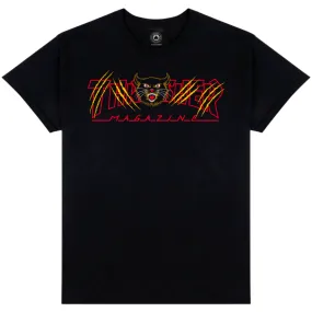 T-Shirt Gato noir