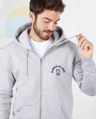 T-Shirt homme Ça mérite un jaune (brodé)