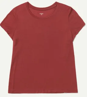 T-shirt Houdini Tree Tee Femme Rouge foncé