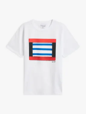 t-shirt Le Mixte blanc artiste Tantão