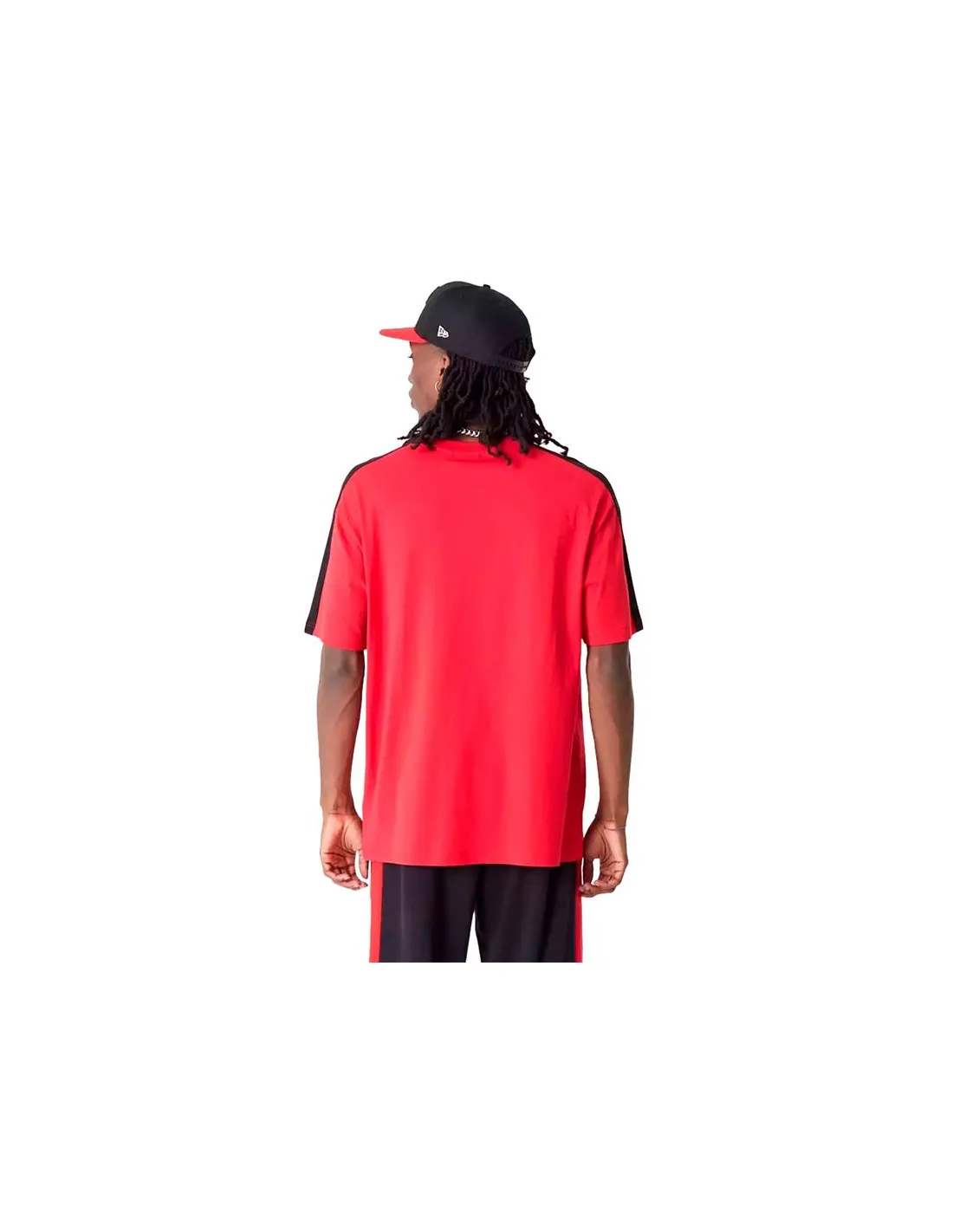 T-shirt New Era NBA Colour Block Chicago Bulls Hommes Rouge