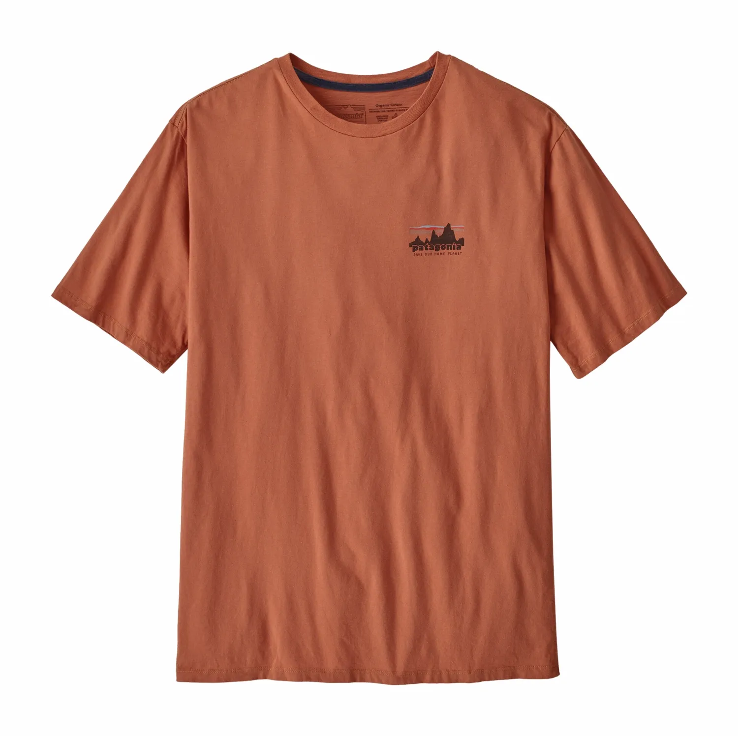 T Shirt Patagonia Homme 73 Skyline Organic T Shirt Sienna Clay