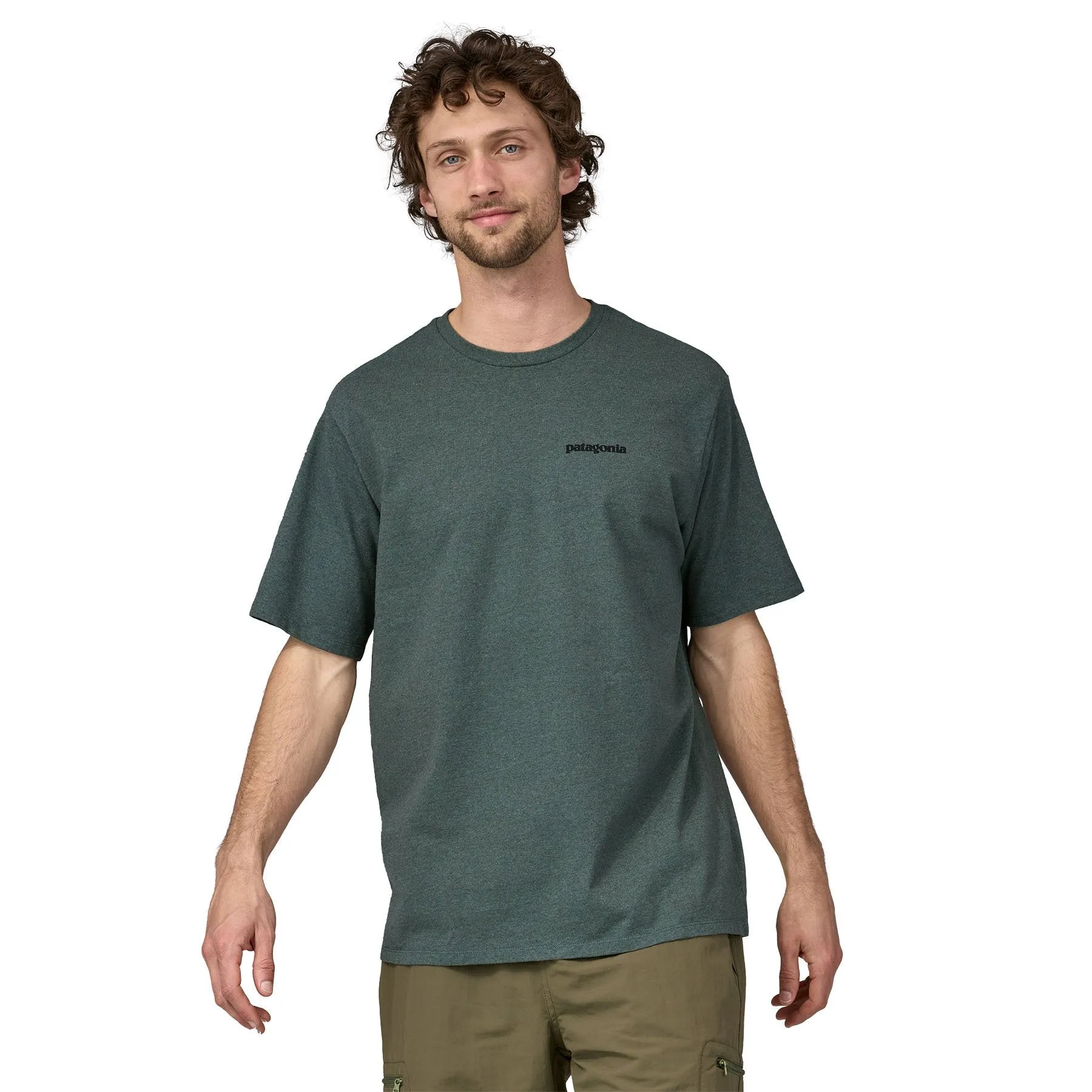 T-Shirt Patagonia P-6 Logo Responsibili-Tee Nouveau Green