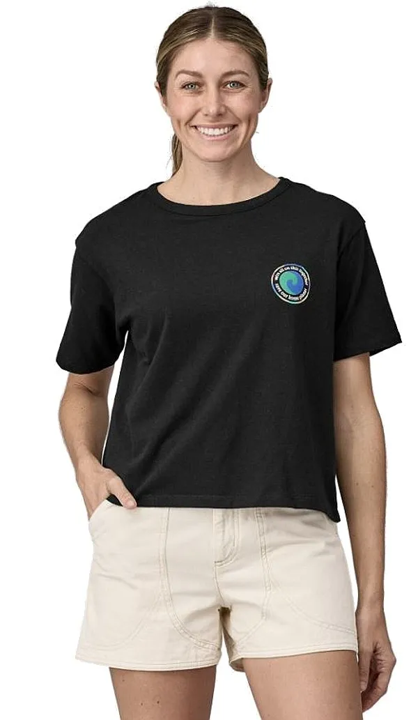 T-shirt Patagonia Unity Fitz Easy Cut Responsibili - Ink Black - women´s