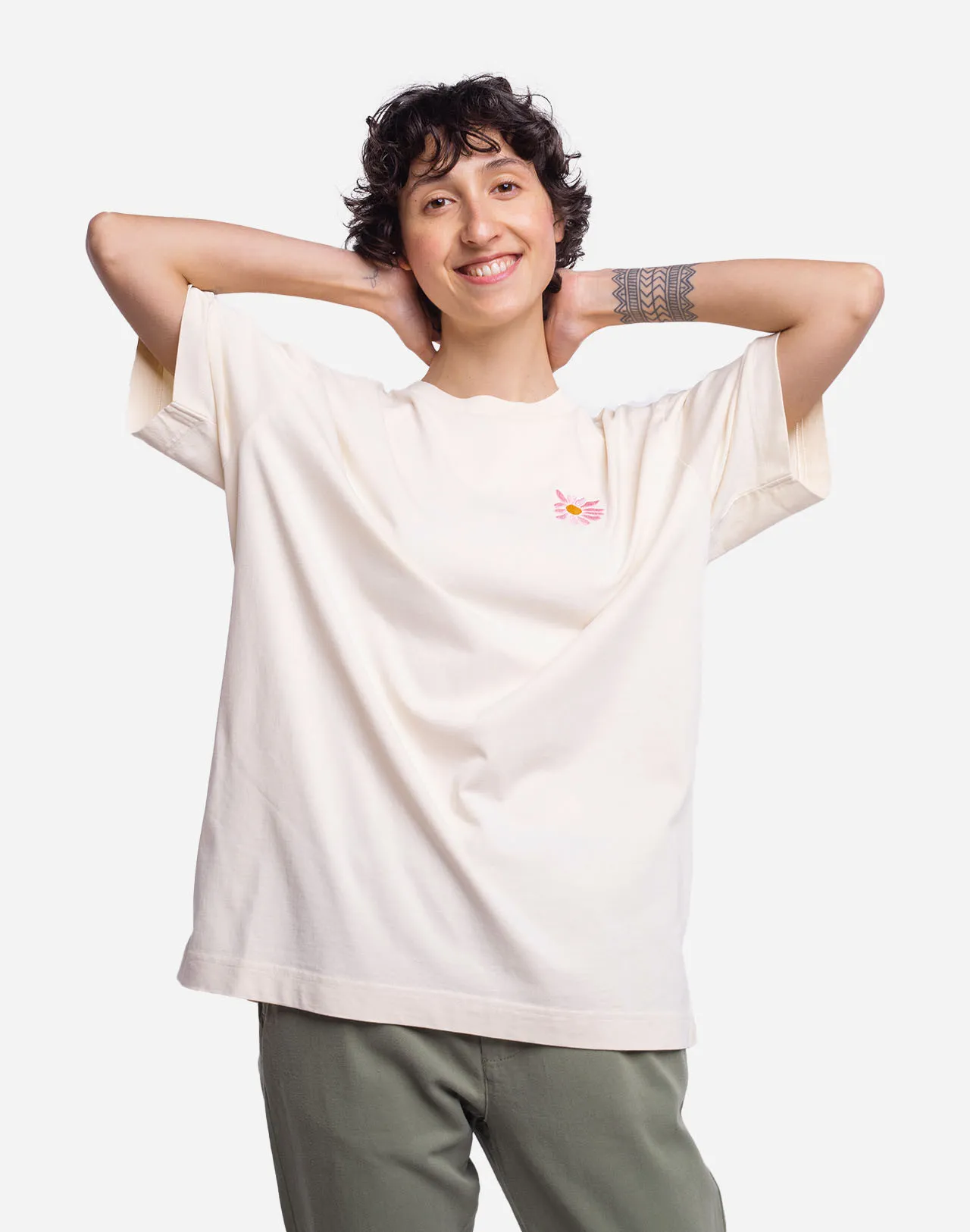 T-shirt Spring ample Taille XL Couleurs Ivoire