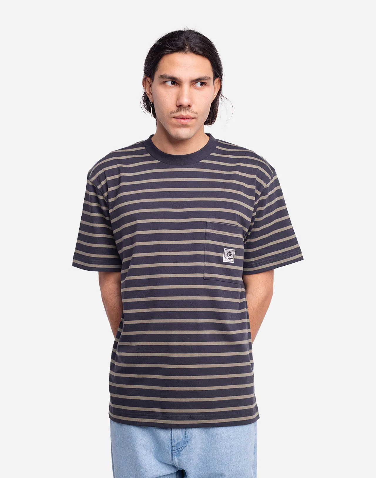 T-shirt Trega noir carbone ample Taille S Couleurs Noir Carbone