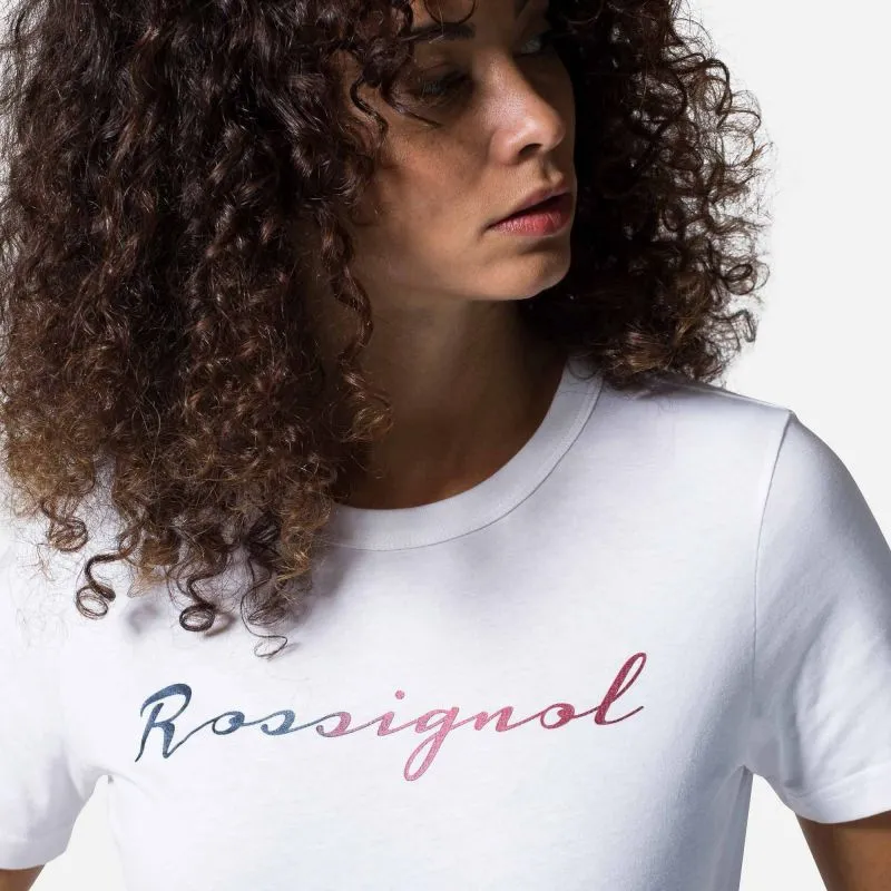 Tee et top femme Rossignol Rossi tee Femme white 2022 Chez SportAixTrem