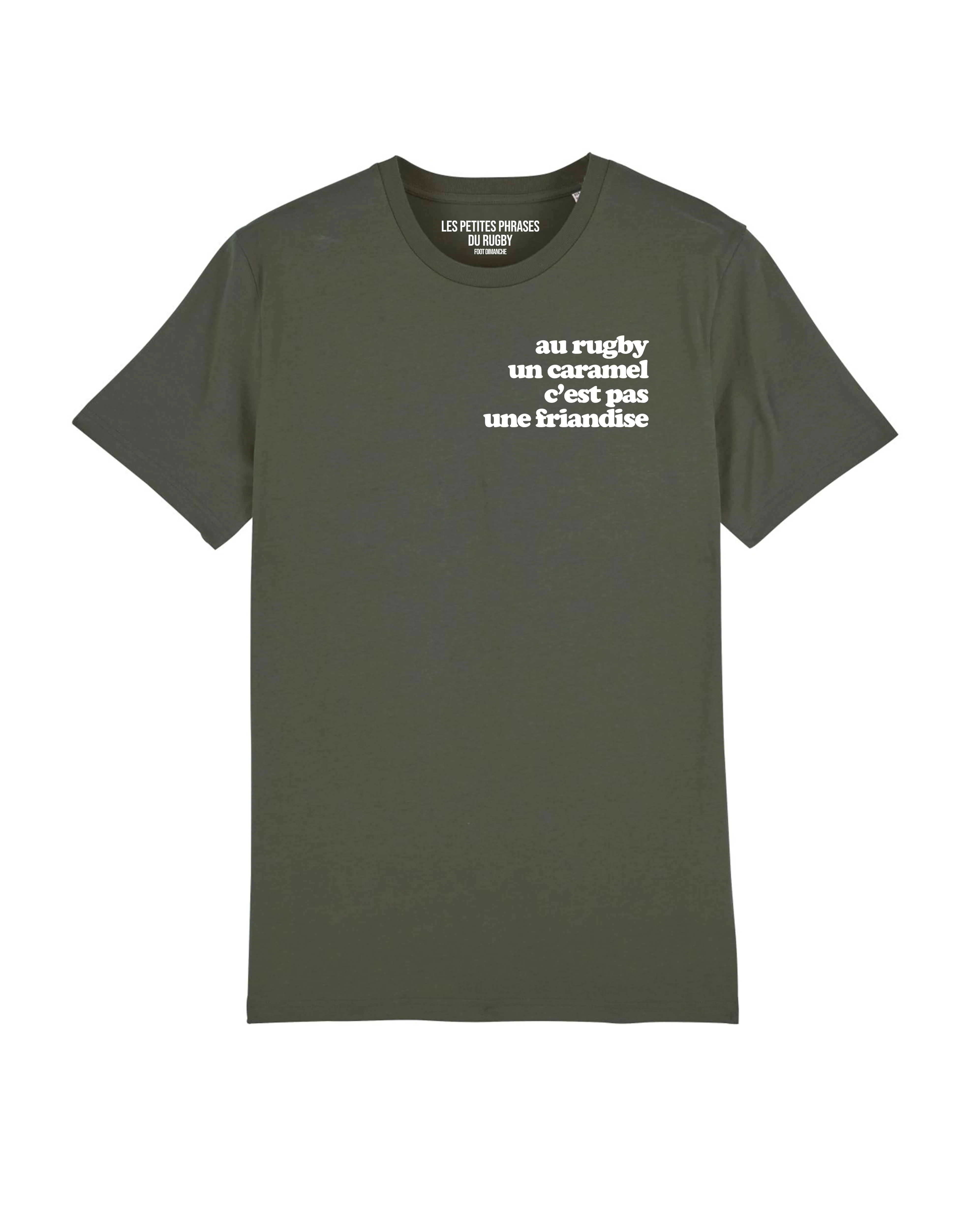 Tee Shirt au rugby un caramel