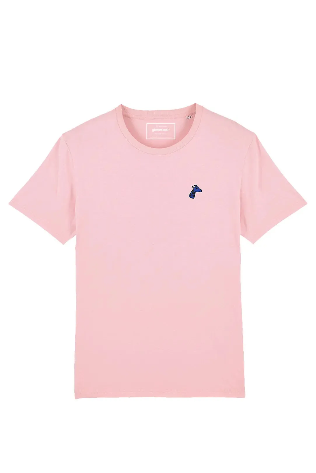 Tee-shirt Brodé Rose Unisexe - Coton Bio