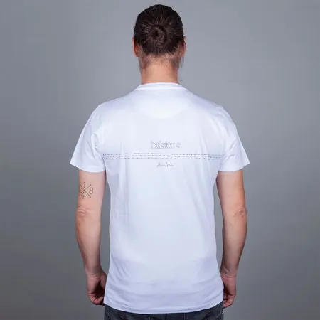 Tee shirt Helstons Évasion blanc, Tee shirt moto vintage homme