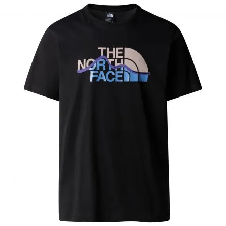 Tee-shirt homme The North Face Mountain Line S/S Tee black