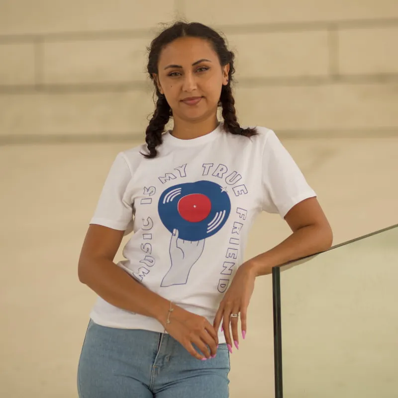 Tee-shirt Music is my true friend - TEE KLUB - Marques de France