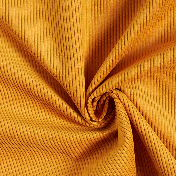 Tissu de revêtement aspect côtelé Fjord – moutarde