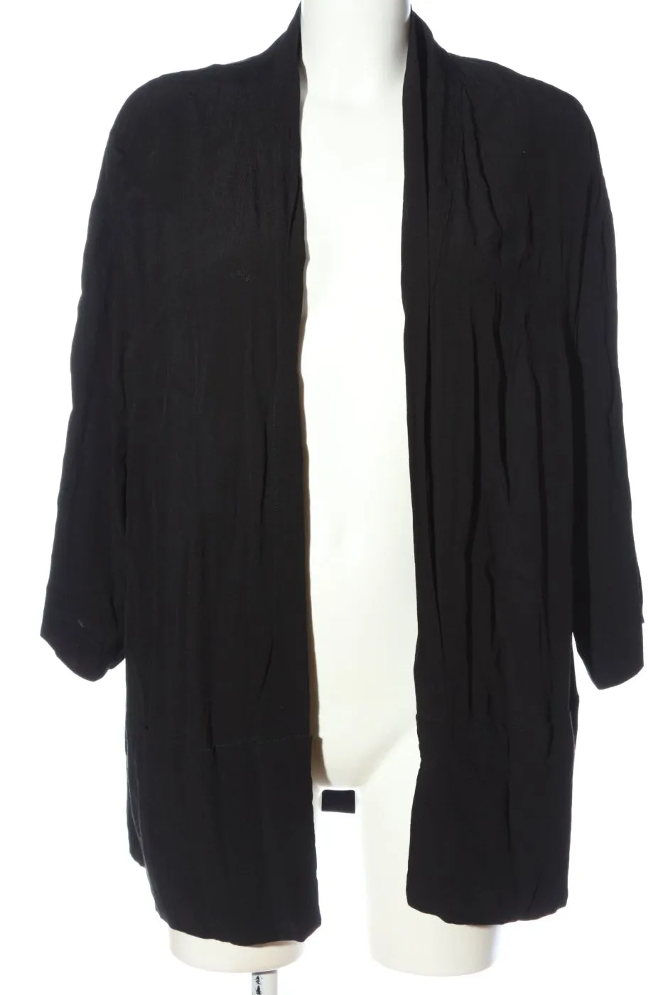 Ulla Popken Veste chemisier noir style décontracté