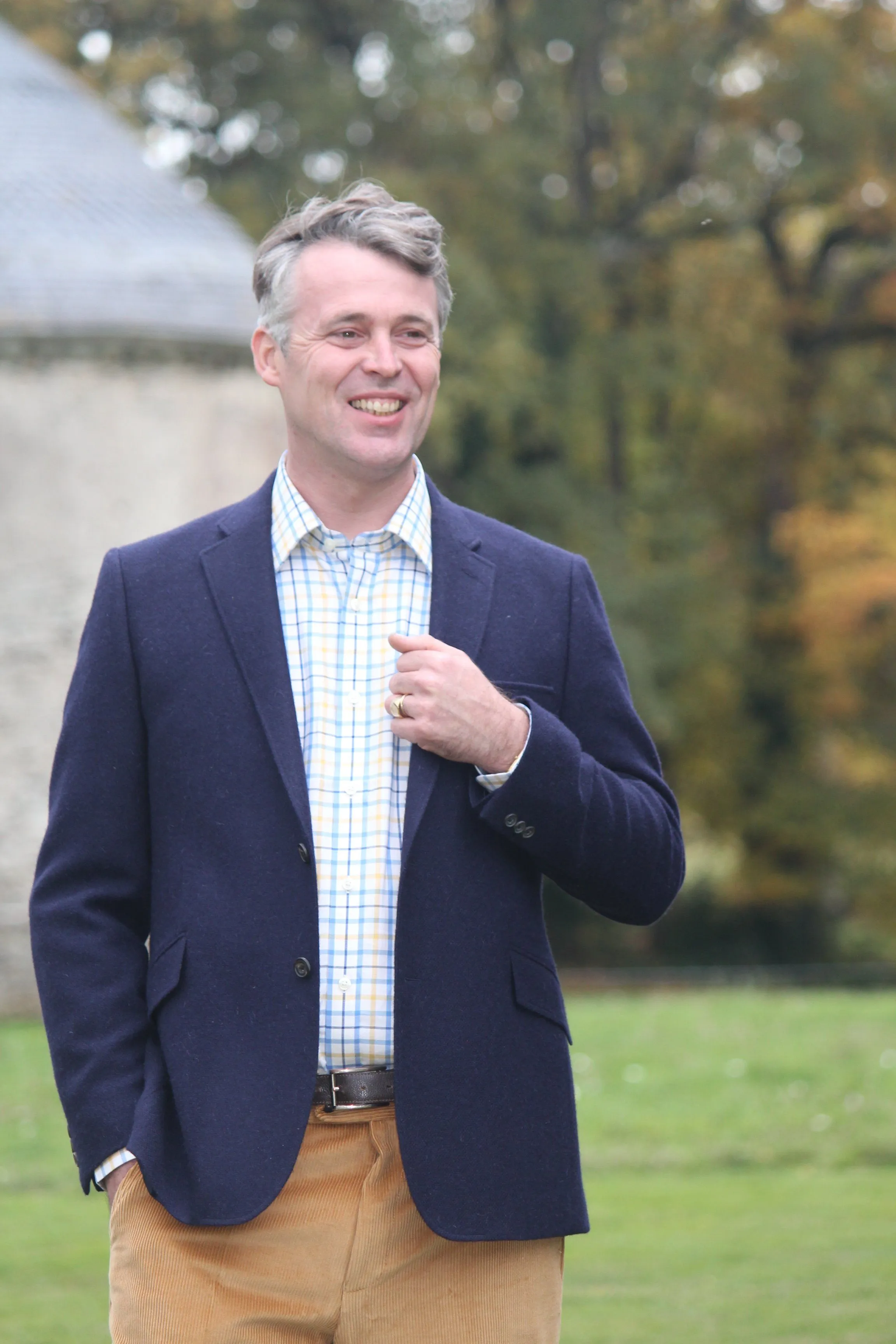 Veste Blazer Homme Bleu Marine