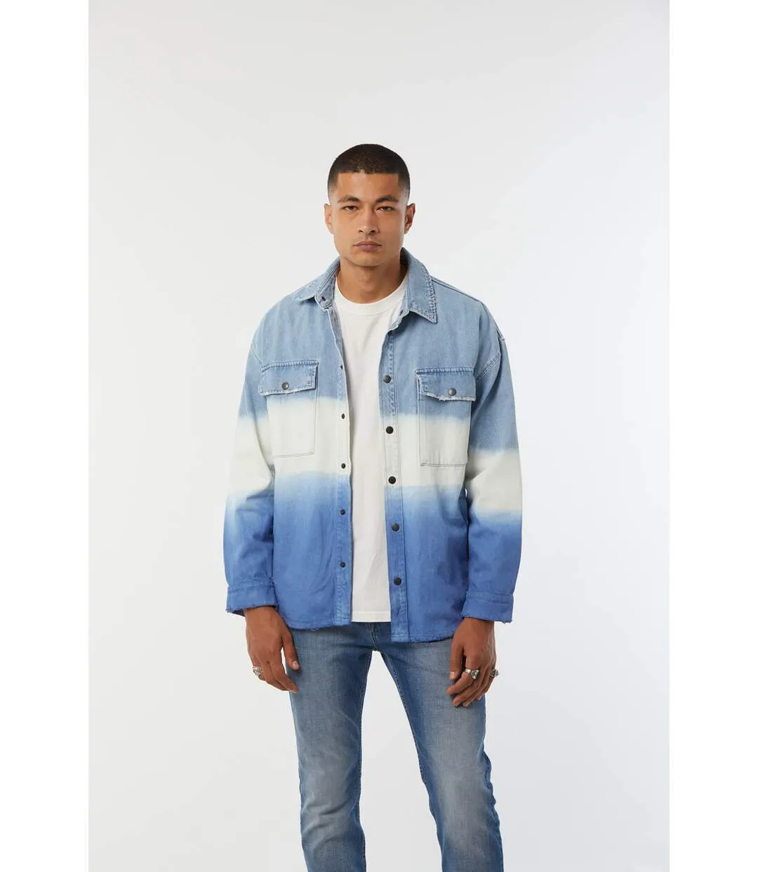 Veste manches longues coton over shirt FINEA