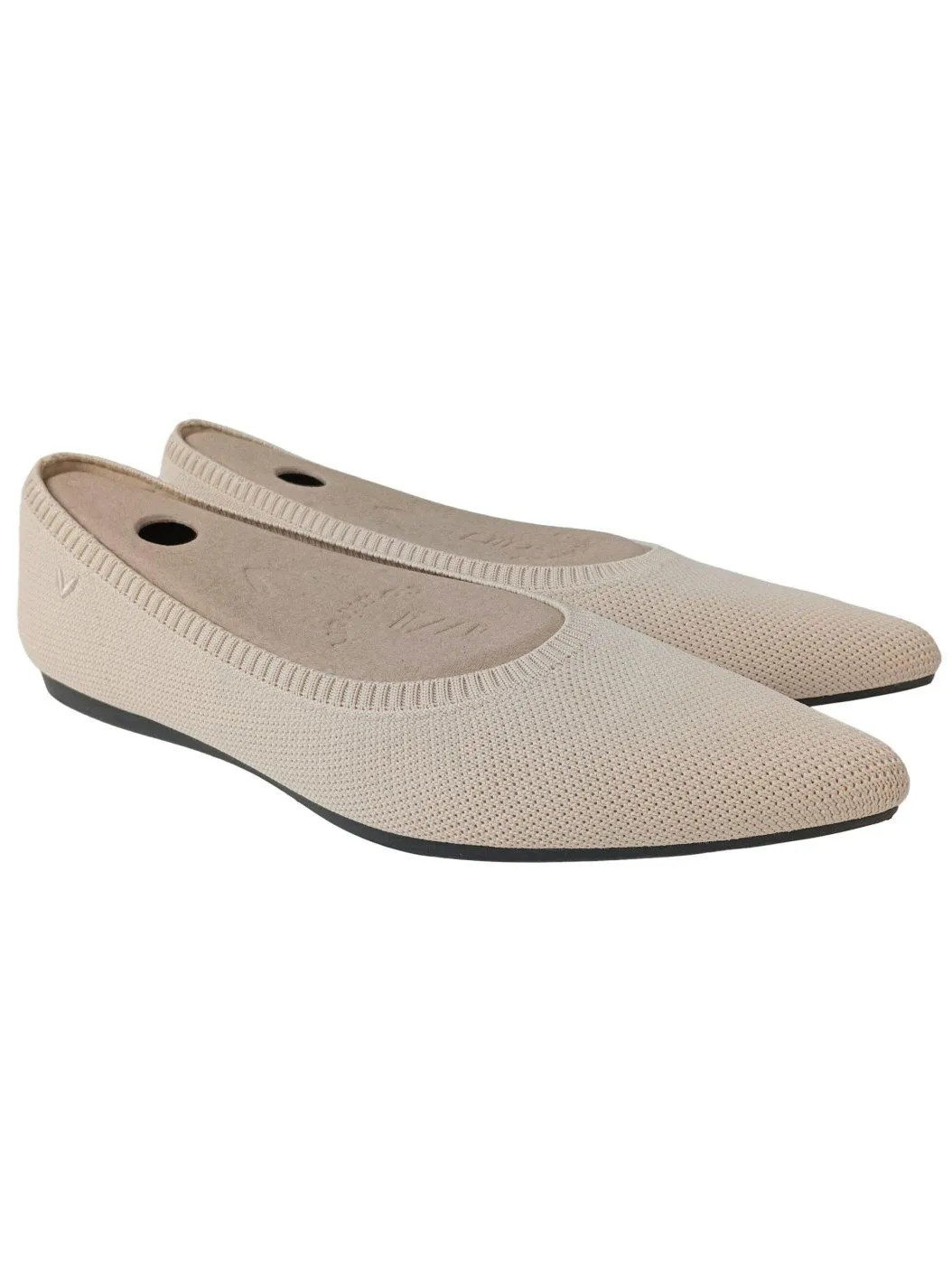 Vivaia Ballerines classiques blanc cassé style décontracté